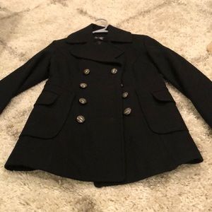 INC black pea coat